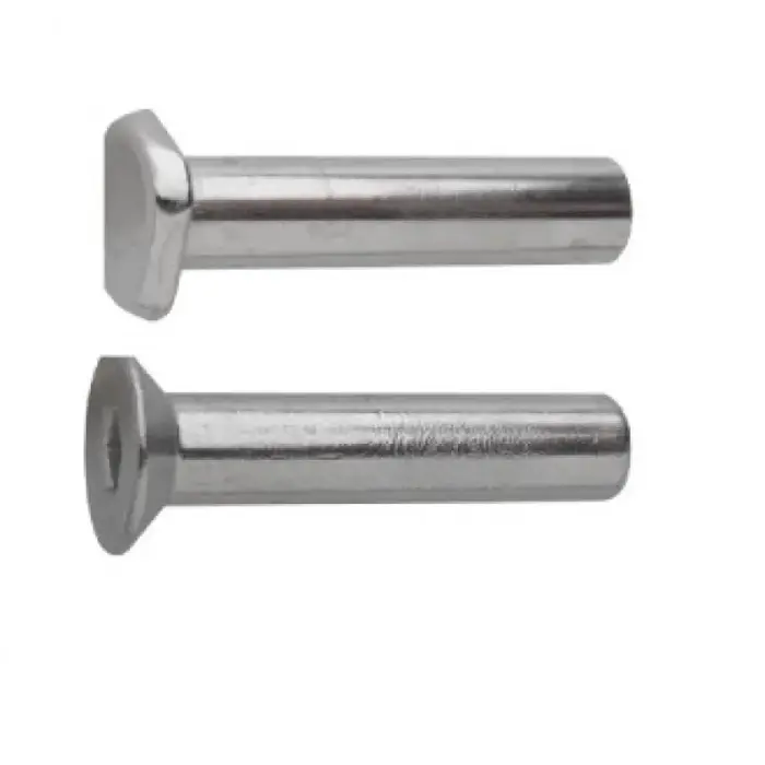 Mission Flush Mount Axle - model: Round Head