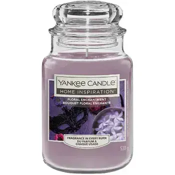 Yankee Candle Home Inspiration Candle Floral Enchantment ( květinové okouzlení ) - Vonná svíčka 104.0g