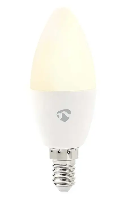 NEDIS умная LED žárovka/ Zigbee 3.0/ E14/ 4,9W/ 230V/ 470lm/ teplá až studená bíla/ 2200–6500K/ RGB/ stmívatelná