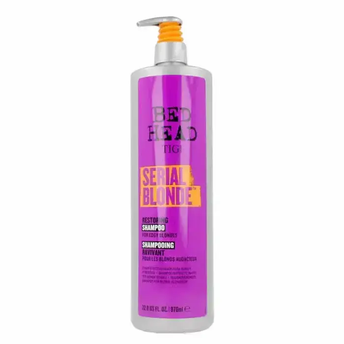 Tigi Bed Head Serial Blonde violets atjaunojošs šampūns 970ml