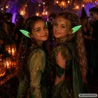 Artificial gnome elf ears glowing — Photo 9
