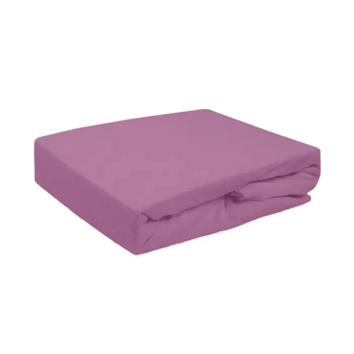 Darymex Light Purple Terry Fitted Sheet 90x200 cm