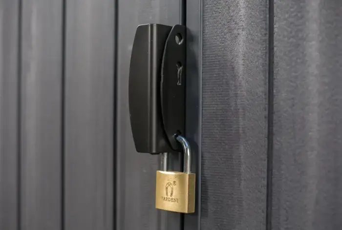 Dārza šķūnis Darwin 4x6 pelēks Foto 6