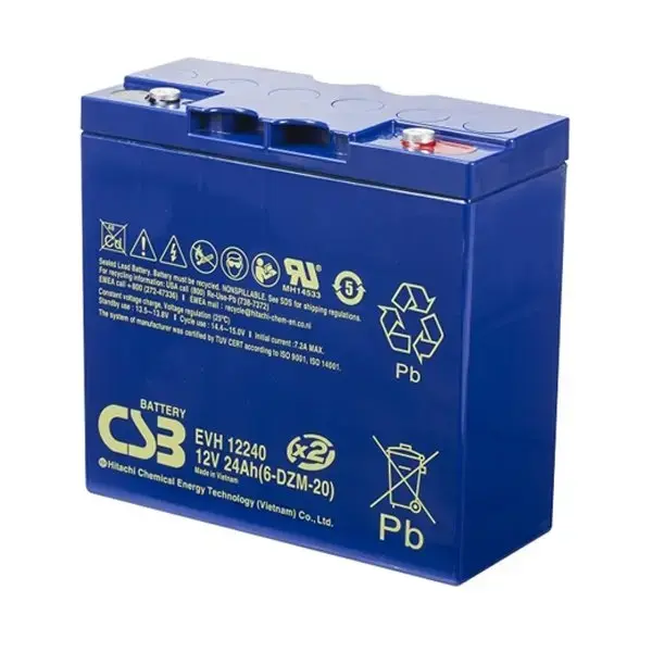 CSB Backup VRLA AGM battery 12V/15Ah battery 6-DZM-20 (EVH12150)