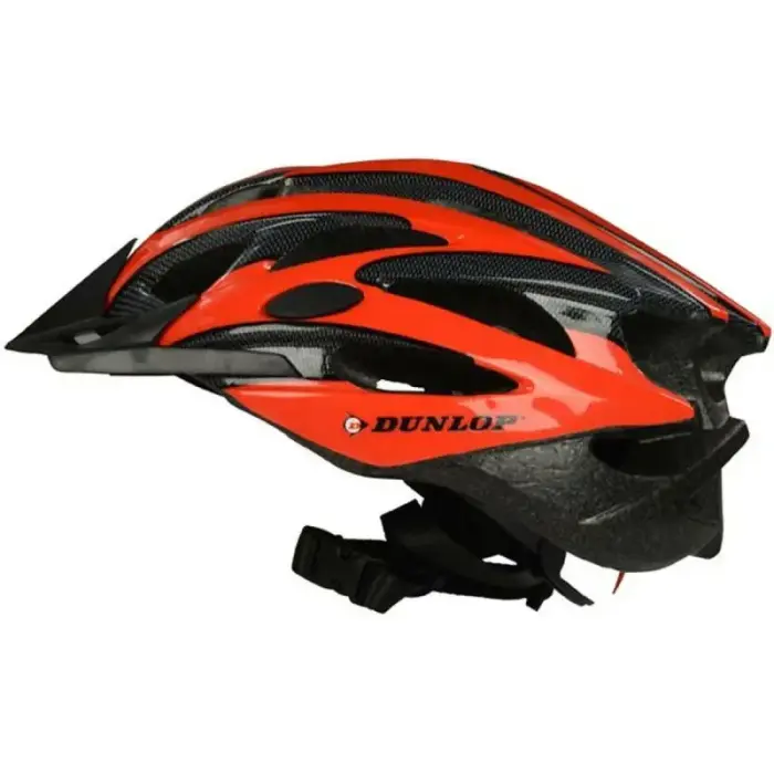 DUNLOP MTB RED ADJUSTABLE CYCLING HELMET S. M (55-58CM)