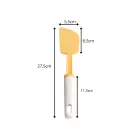 Dough scraper, plastic spatula, 27 cm — Photo 3