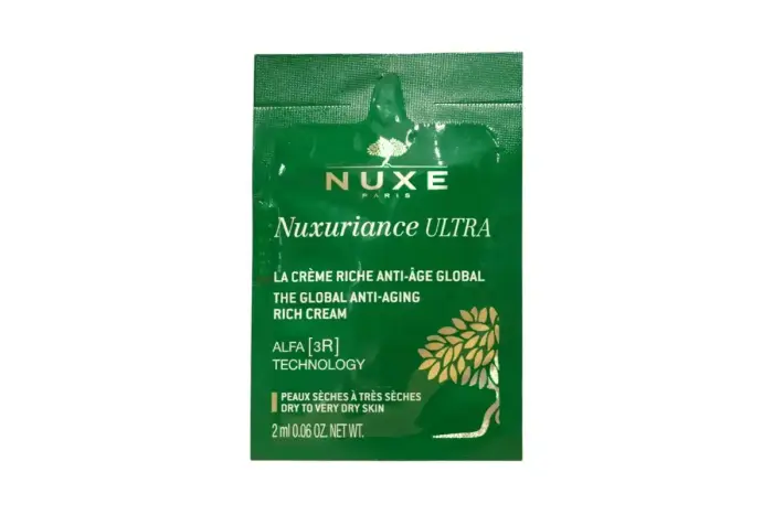 Nuxe Nuxuriance Ultra Dieninio, Senėjimą Stabdantis, Sodrus Veido Kremas, 12 x 2 ml Mėginukų Rinkinys