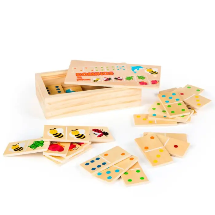 Loomade puidust doominokomplekt 29 tk