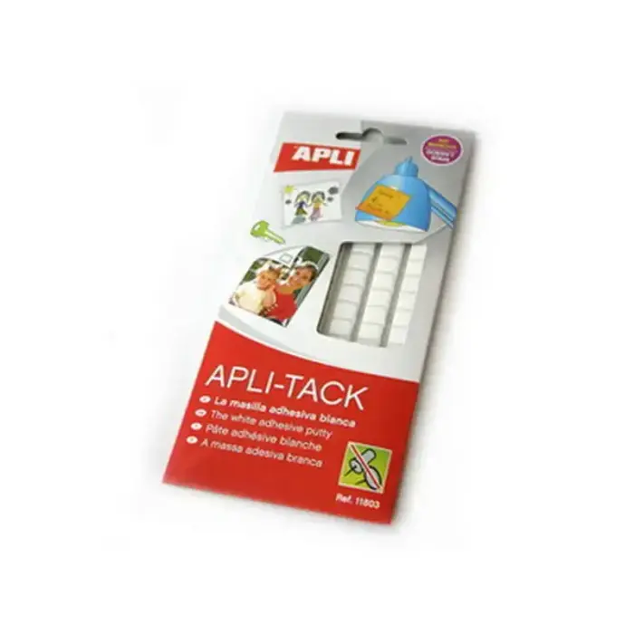 Apli adhesive putty, white, 75 g