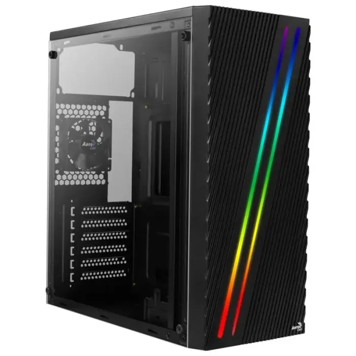 Aerocool PGS STREAK A AEROPGSSTREAK-A-BKRG Case (ATX, Micro ATX, Mini ITX; Black)