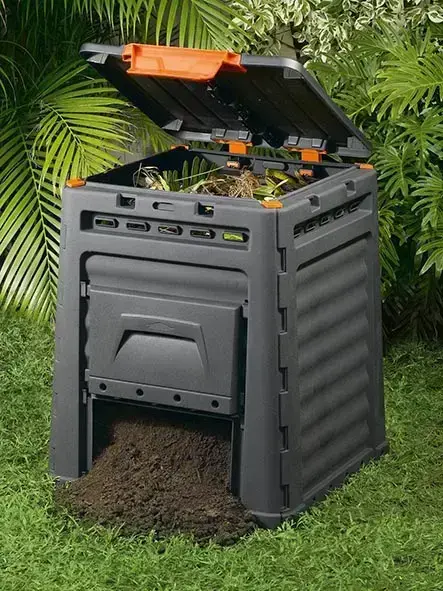 Komposta kaste Eco Composter 320L melna Foto 6