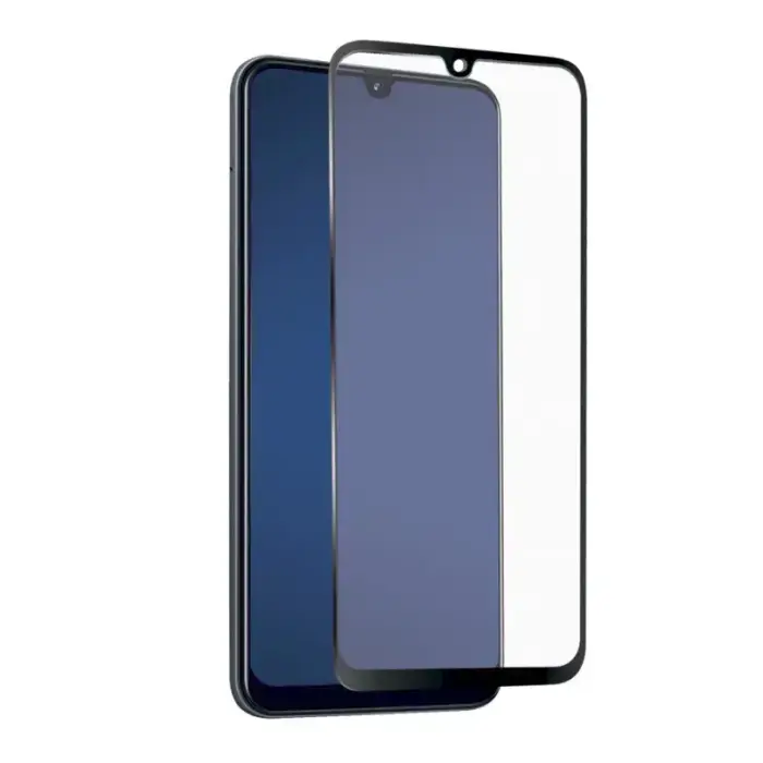 GoodBuy 9D pilnam ekrānam ar rāmi aizsargstikls telefonam Samsung Galaxy A42 melns