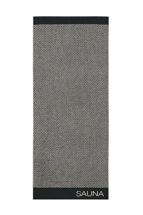 Paplūdimio rankšluostis Natural 80x200 cm juodas