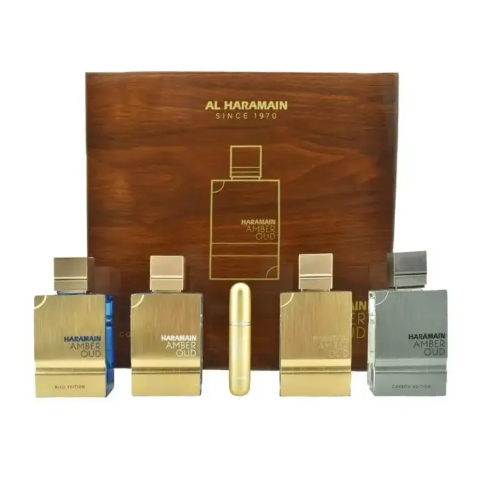 Al Haramain Amber Oud kolekcijos dovanų rinkinys, unisex, 4 dalių