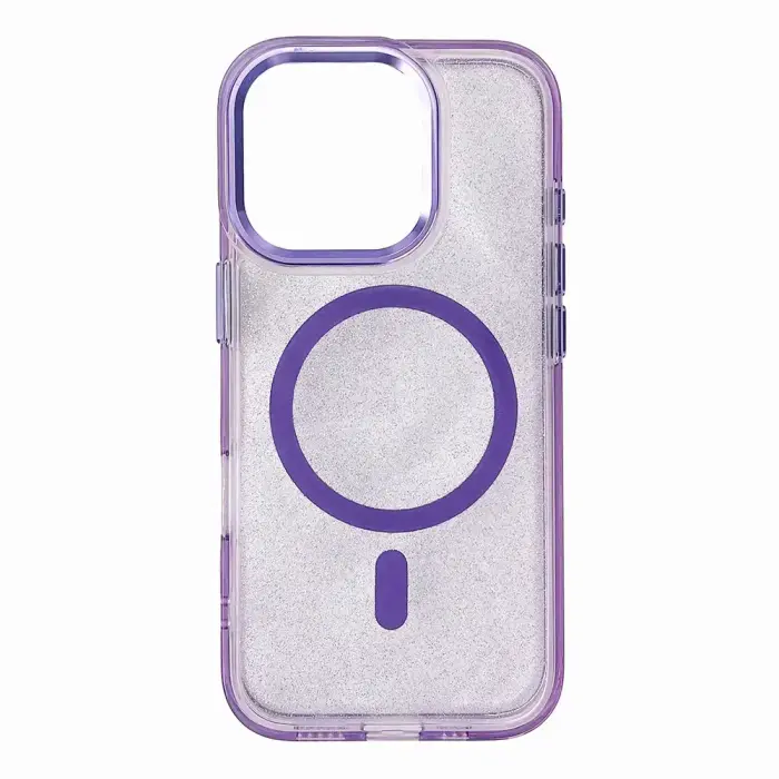 Glitter Case MagSafe vāks iPhone 16 Pro Max - Violets