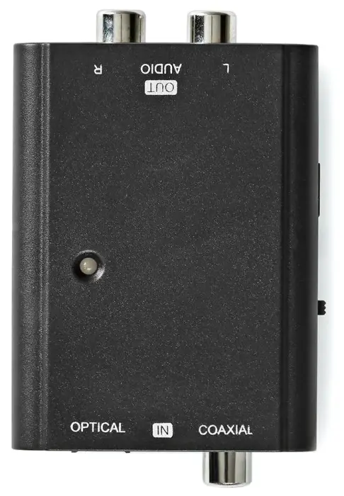 NEDIS Converter digitalho zvuku na stereofonní/ 1cestný/ Socket/Outlet RCA + Socket/Outlet Toslink/ 2x Socket/Outlet RCA (Stereo)