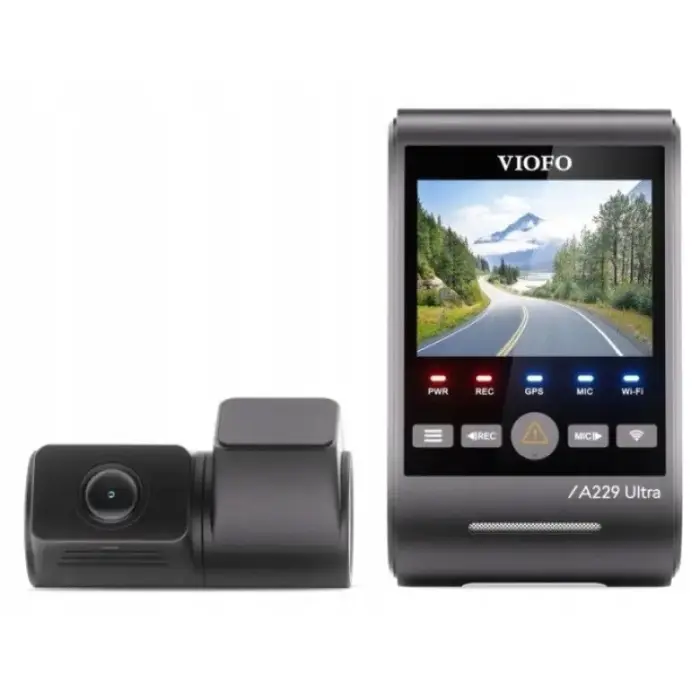 Divu kameru videoreģistrators ar GPS VIOFO A229 Ultra 2CH-G
