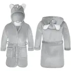 Vaikiškas chalatas Mouse A Grey — Nuotrauka 1
