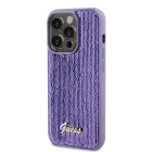 Guess Sequin Script Logo vāks iPhone 14 Pro Violets — Foto 1