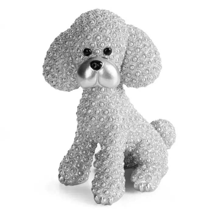 Decorative figurine Senti 06 14x10x18 cm silver Eurofirany