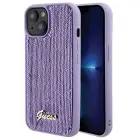 Guess Sequin Script Metal vāks iPhone 15 - Violets — Foto 1