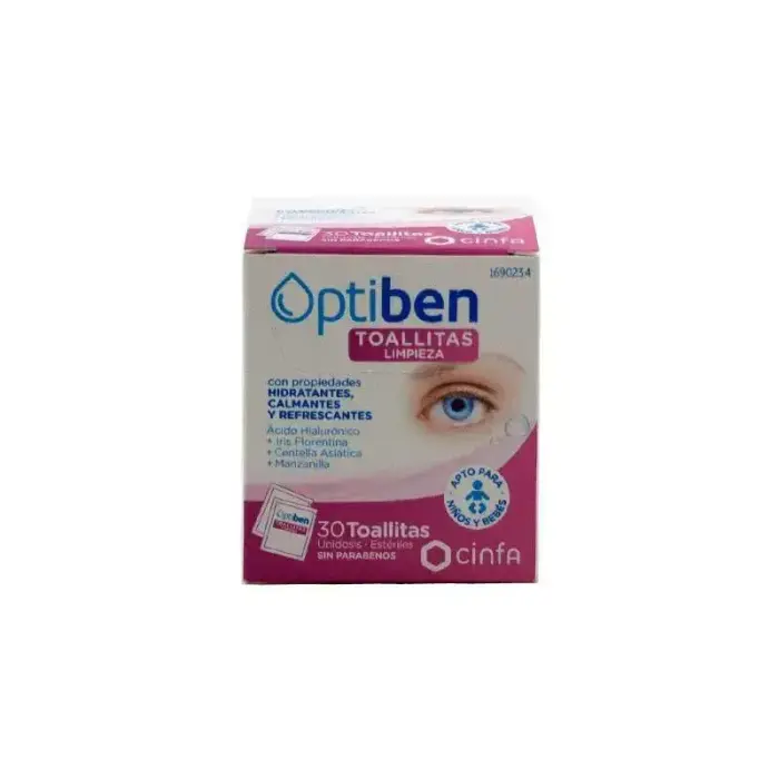 Optiben Toallitas Oculares 30uds