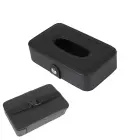 Tissue box with strap – Black — Photo 2