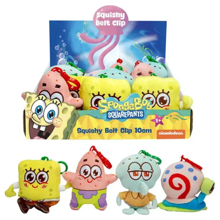 Bob Esponja sorteeritud pehme võtmehoidja