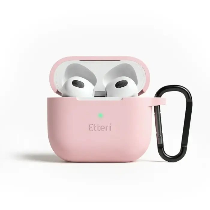 Etteri silikoonist ümbris AirPods 3, heleroosa