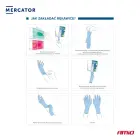 Nitrile protective gloves Nitrylex Basic size M 100 pcs — Photo 2