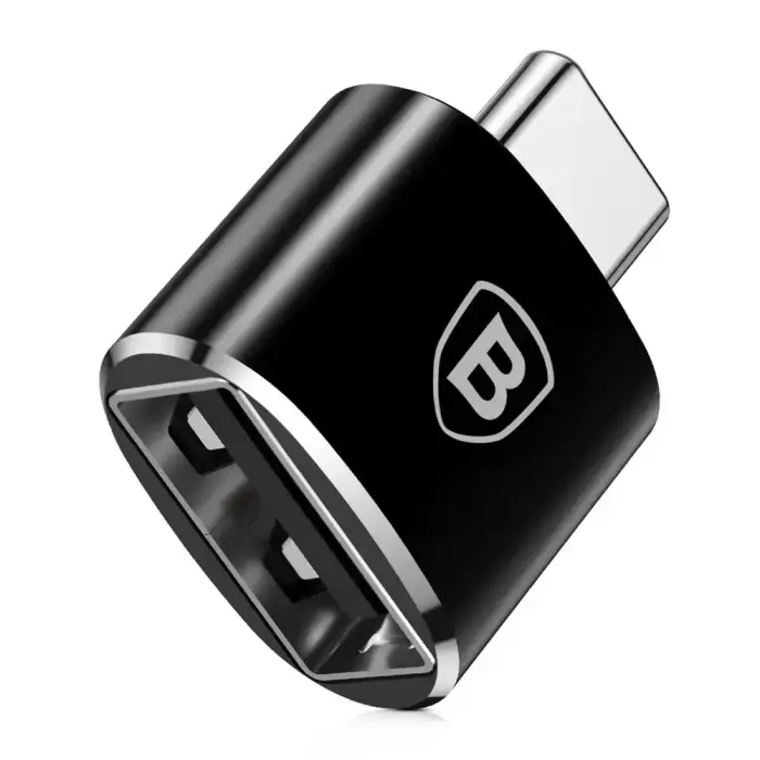 Baseus USB to USB Type-C Adapter 2.4A (Black) Photo