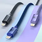 Baseus USB - Lightning Charging and Data Transfer Cable 2.4A 2m - Blue — Photo 9