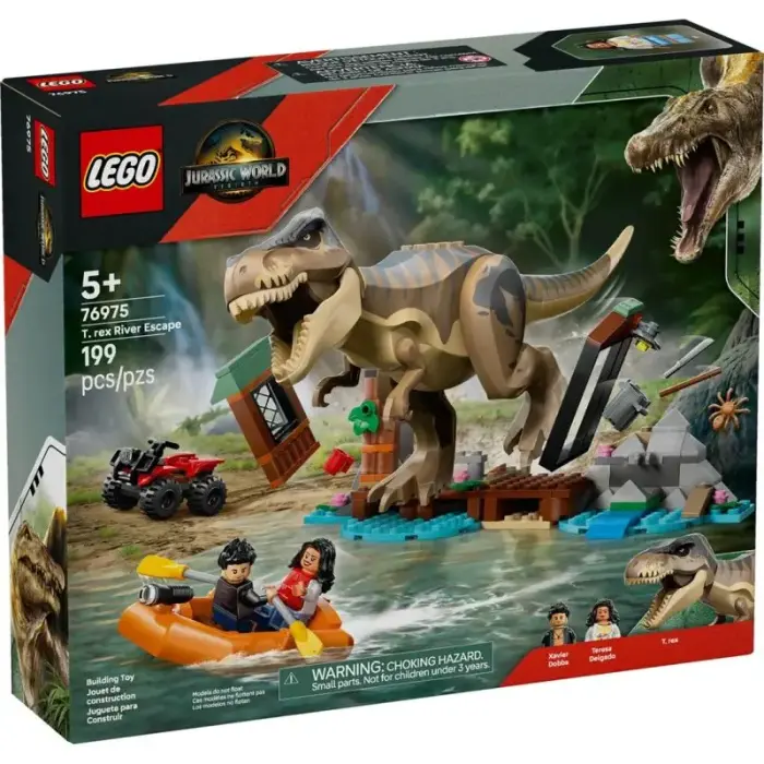LEGO Jurassic World 76975 T. rex River Escape