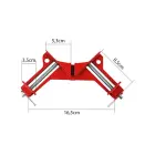 Carpenter's angle clamp corner bracket metal — Photo 5