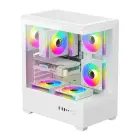DarkFlash C365 computer case (white) + 5 fans Foto 2