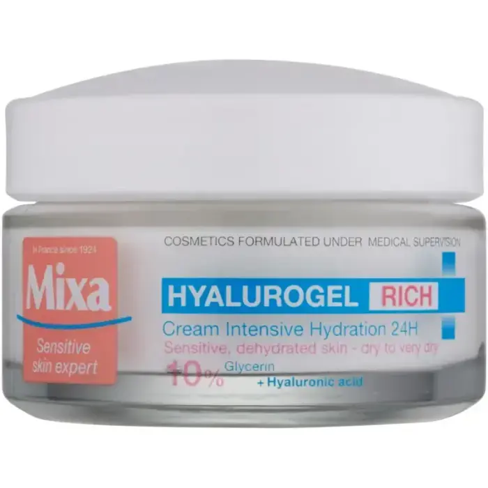 Mixa intensīvi mitrinošs bagātīgs hialurona gēla dienas krēms 50 ml