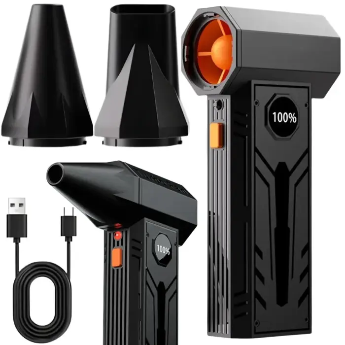 Powerful multifunctional electric blower for computer and electronics dust