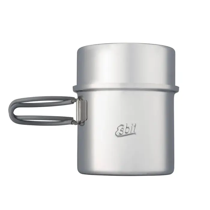Esbit PT1000ST Stainless Steel Travel Pot with Lid, 1000 ml + 475 ml