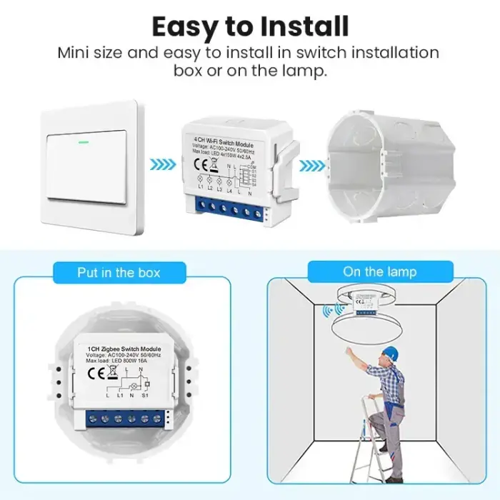 Avatto ZWSM16-W1 ZigBee Smart Switch Module