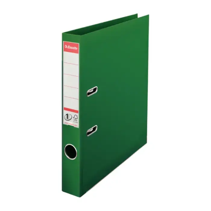 Registraator ESSELTE No1 Power polüpropüleen A4, 50mm, roheline