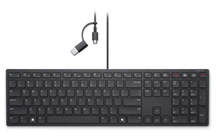 DELL KB525C/ Czech/ Slovak/ Keyboard/ USB/ Black