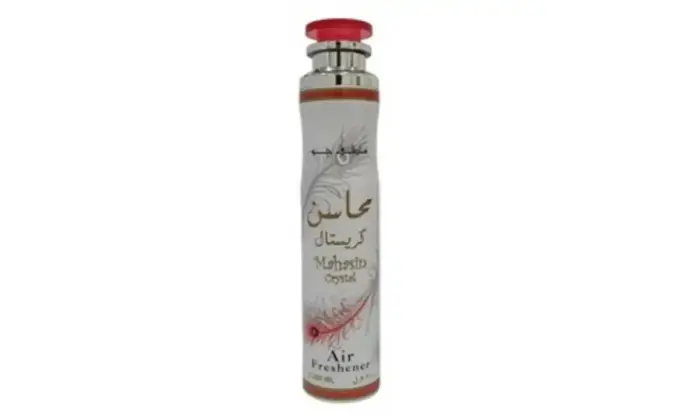 Lattafa Mahasin Crystal Floral Room Air Freshener, 300 ml
