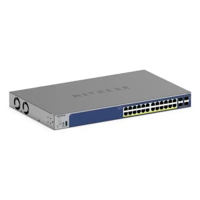 Netgear GS728TXPv3 28-Port Managed Gigabit/10G PoE Switch