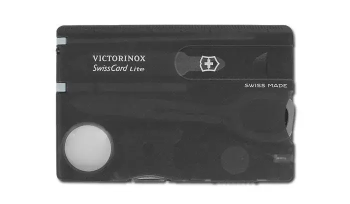 Victorinox Swiss Card Lite – Transparent Black – 0.7333.T3