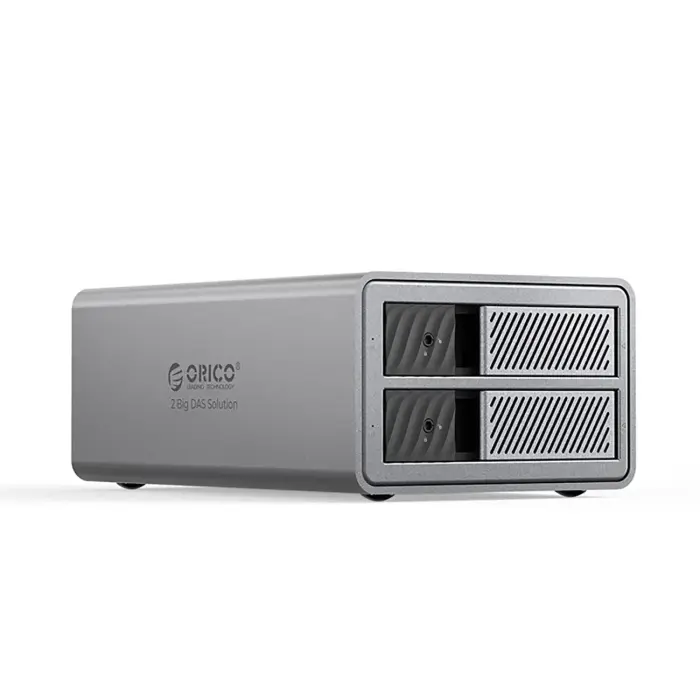 Orico 9828RU3 RAID Disk Array for 2x 2.5"/3.5" SATA HDD/SSD - Grey