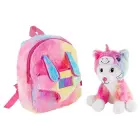 Backpack + plush cat Emi 27cm — Photo 3