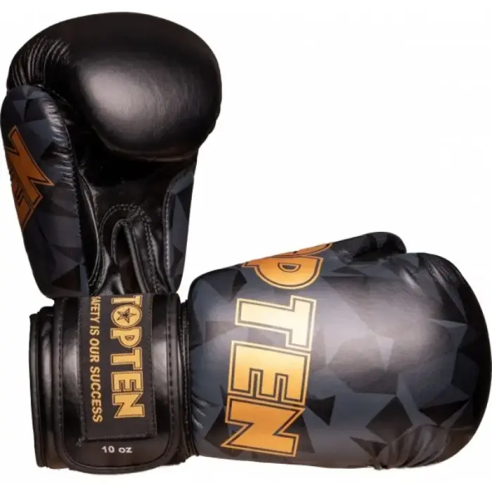 TOP TEN "PRISM" Boxing Gloves 10 oz (VARIOUS COLORS) - Kolor: czarny