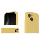 Soft Touch Mag vāks iPhone 15 Plus 6.7" pasteļdzeltenā krāsā — Foto 3
