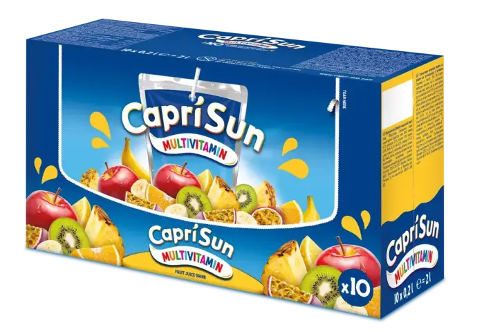 CAPRI-SUN Multi Vitamin Fruit Juice Drink, 10x0.2l