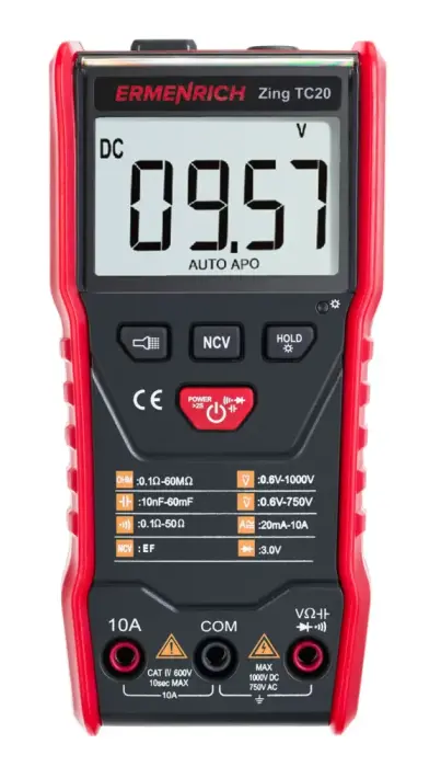 Ermenrich Zing TC20 Digital Multimeter Photo